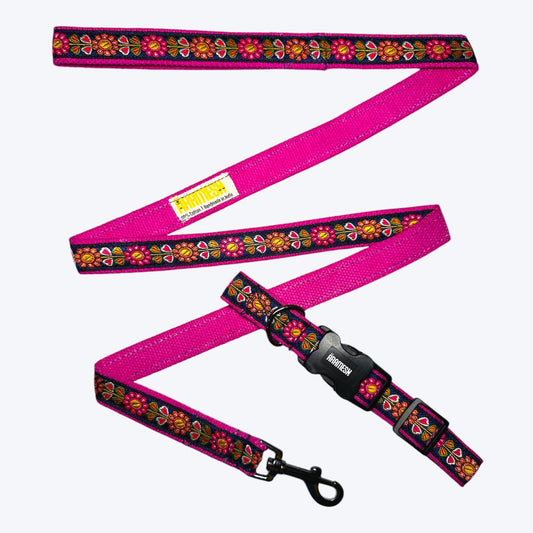 Sunflower Mist Dog Collar & Leash