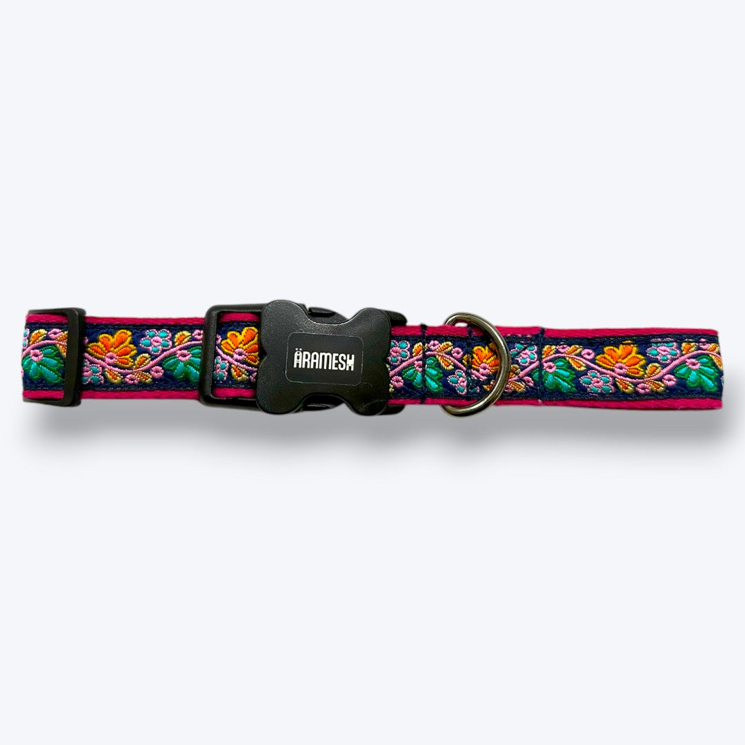 Electric Bloom Dog Collar