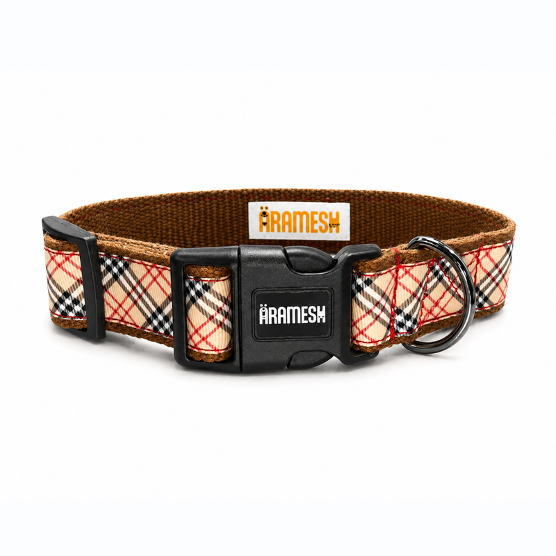 Classic Plaid Dog Collar