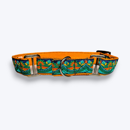 Martingale Dog Collar: Fire & Ice