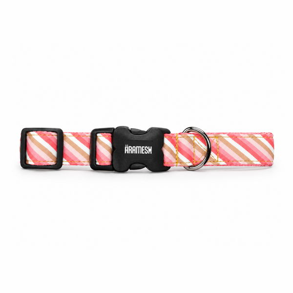 Blush Cotton Dog Collar