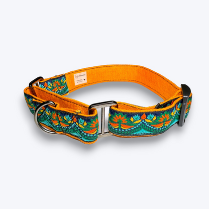 Martingale Dog Collar: Fire & Ice