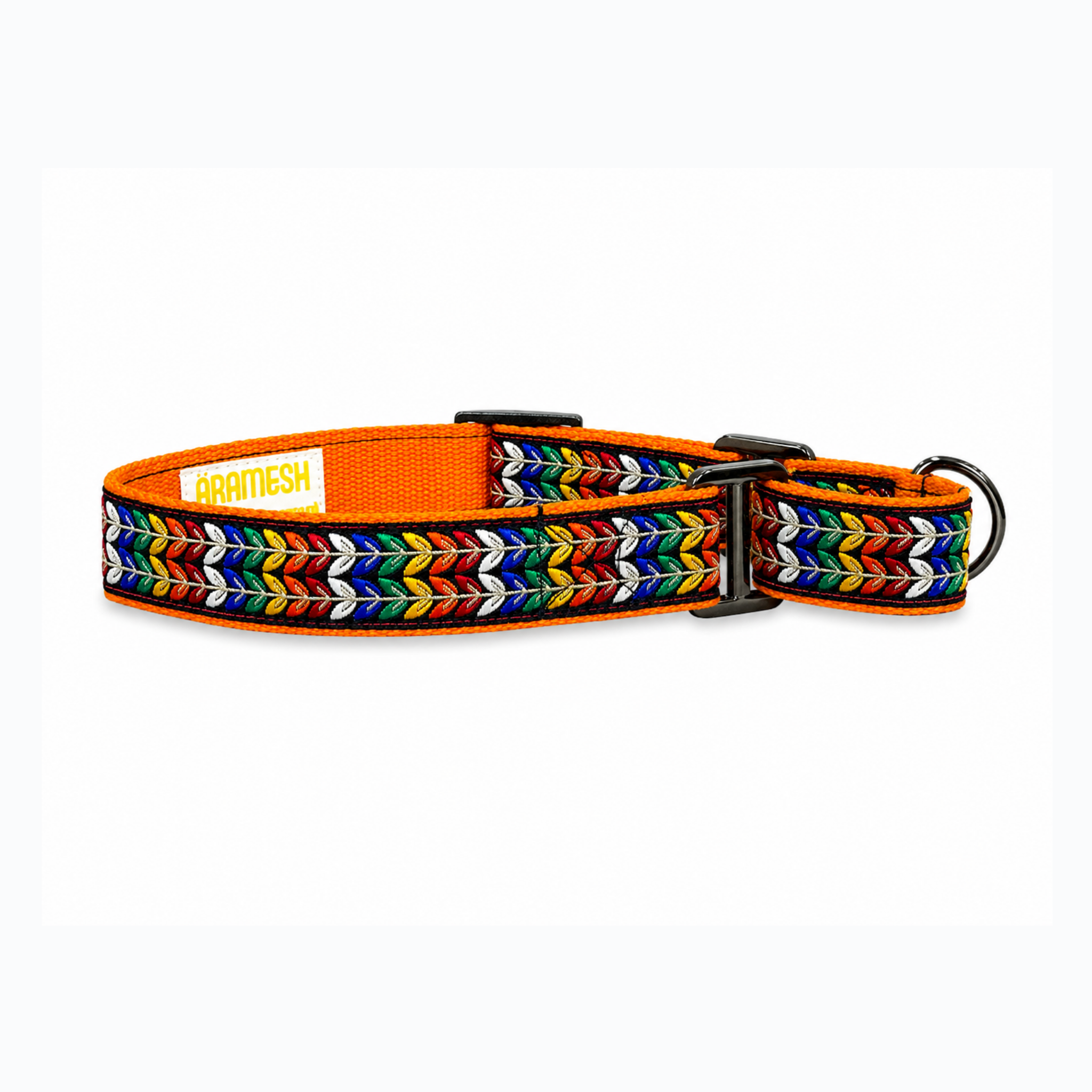 Martingale Dog Collar: Colourful Trails