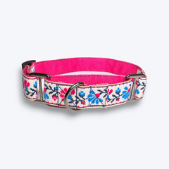 Martingale Dog Collar: Peony Petal