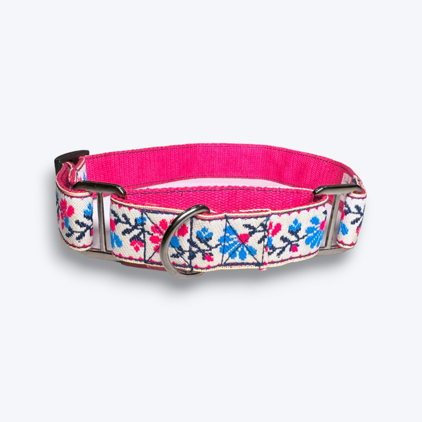 Martingale Dog Collar: Peony Petal