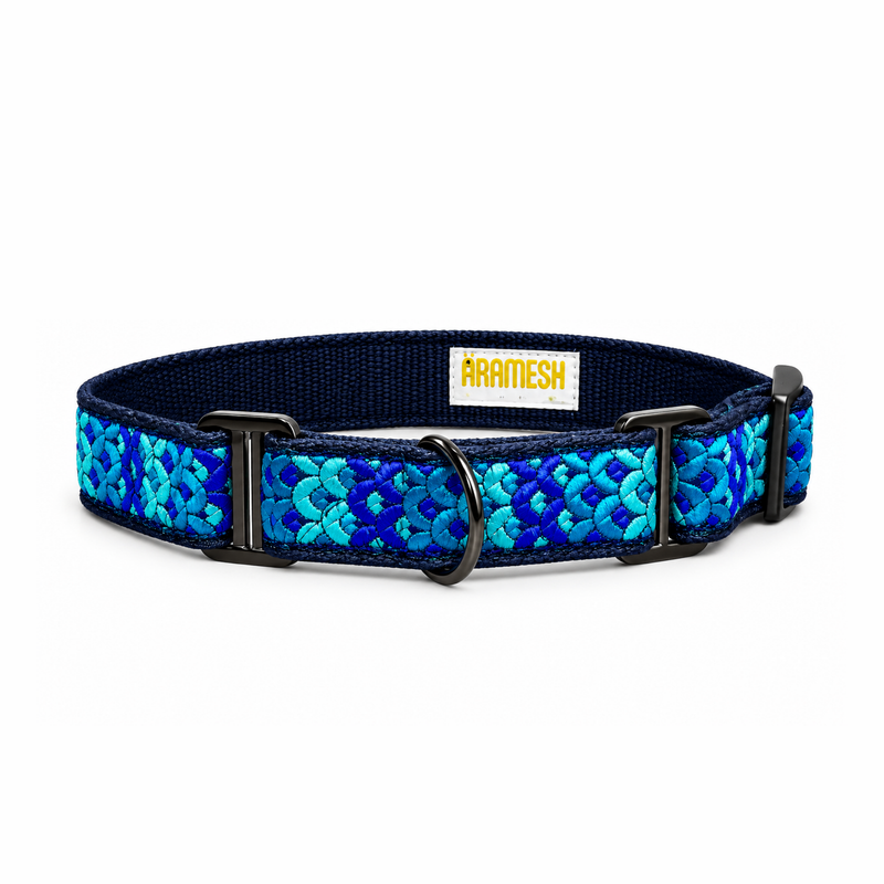 Martingale Dog Collar: Skywave