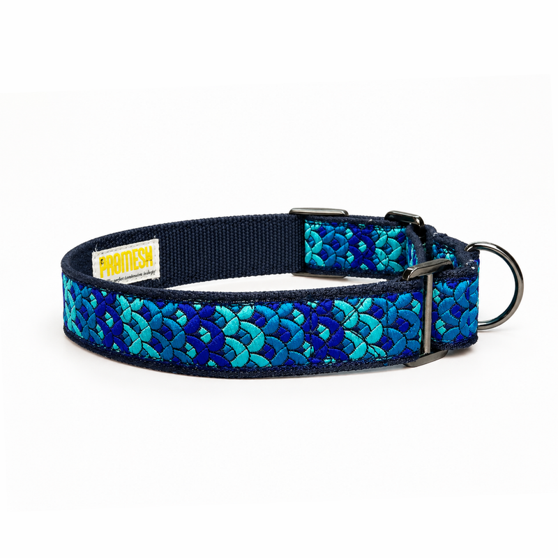 Martingale Dog Collar: Skywave