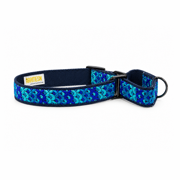 Martingale Dog Collar: Skywave