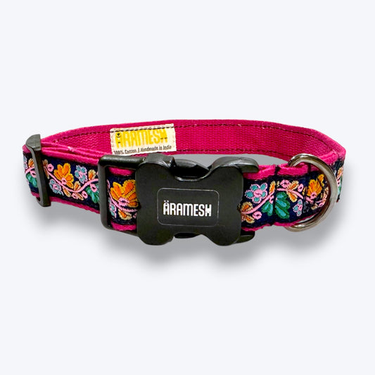 Electric Bloom Dog Collar & Leash