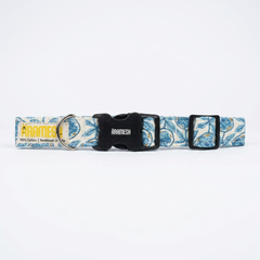 Santorini Cotton Dog Collar & Leash