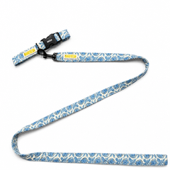 Santorini Cotton Dog Collar & Leash