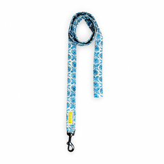 Santorini Cotton Dog Collar & Leash