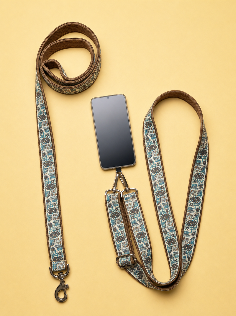 Phone Strap & Dog Leash: Matching Set
