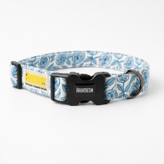 Santorini Cotton Dog Collar