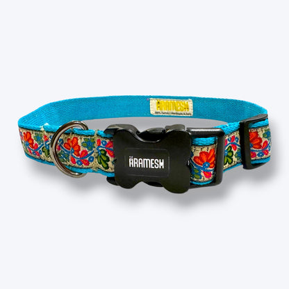 Floral Skies Dog Collar