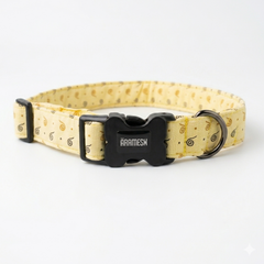 Honey Swirl Cotton Dog Collar