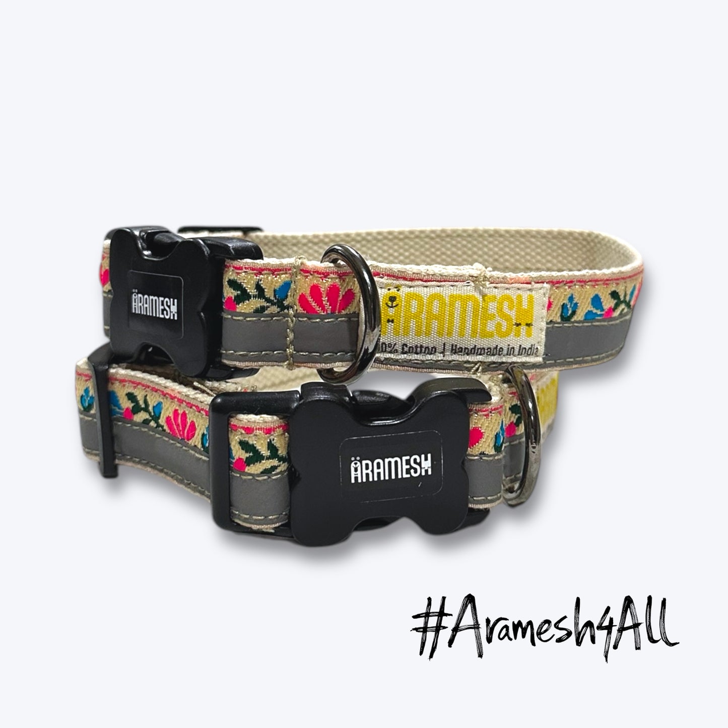 #Aramesh4All Reflective Cotton Dog Collar