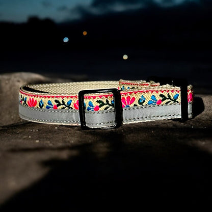 #Aramesh4All Reflective Cotton Dog Collar