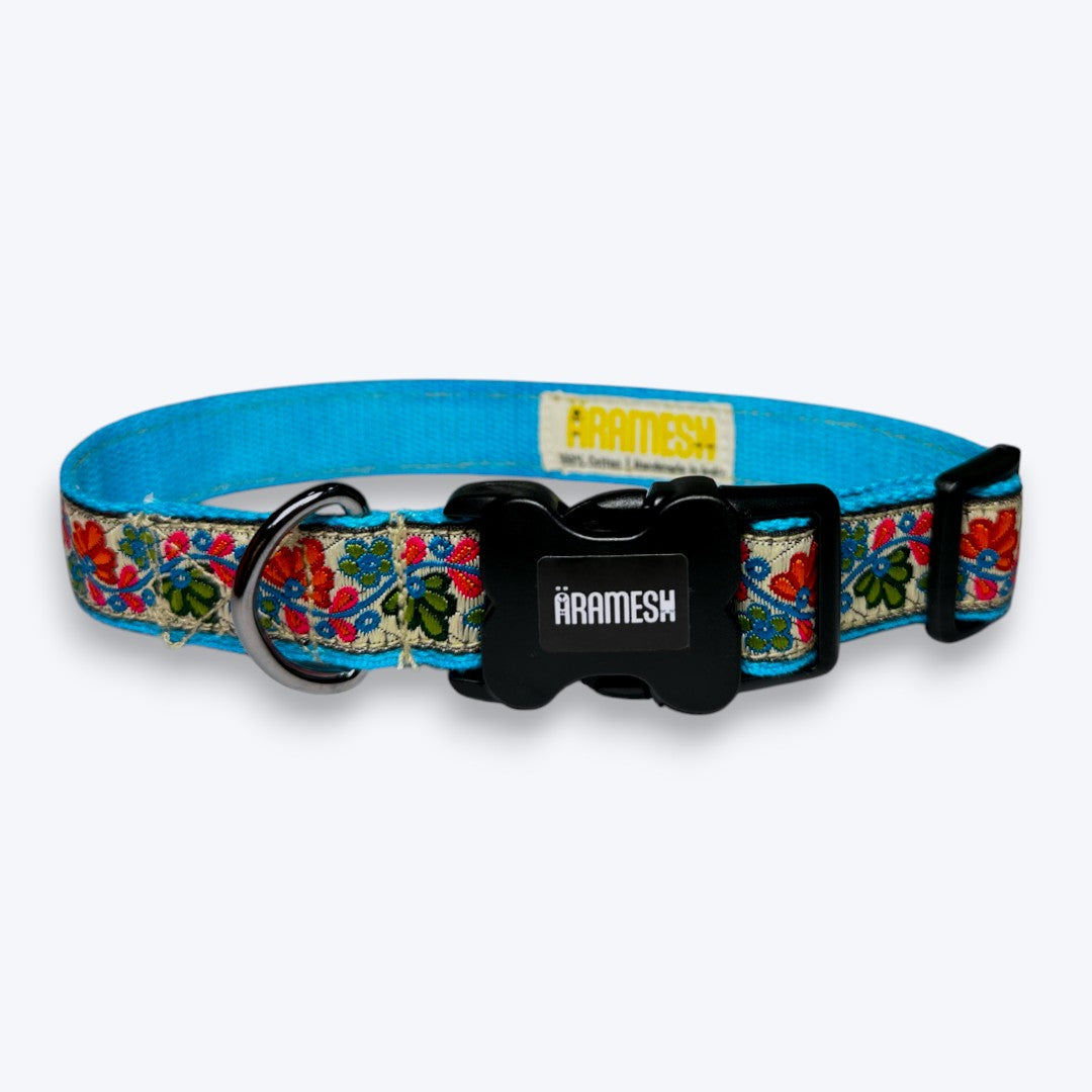 Floral Skies Dog Collar & Leash