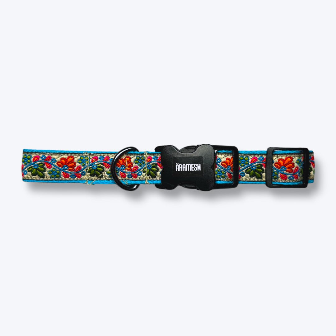 Floral Skies Dog Collar