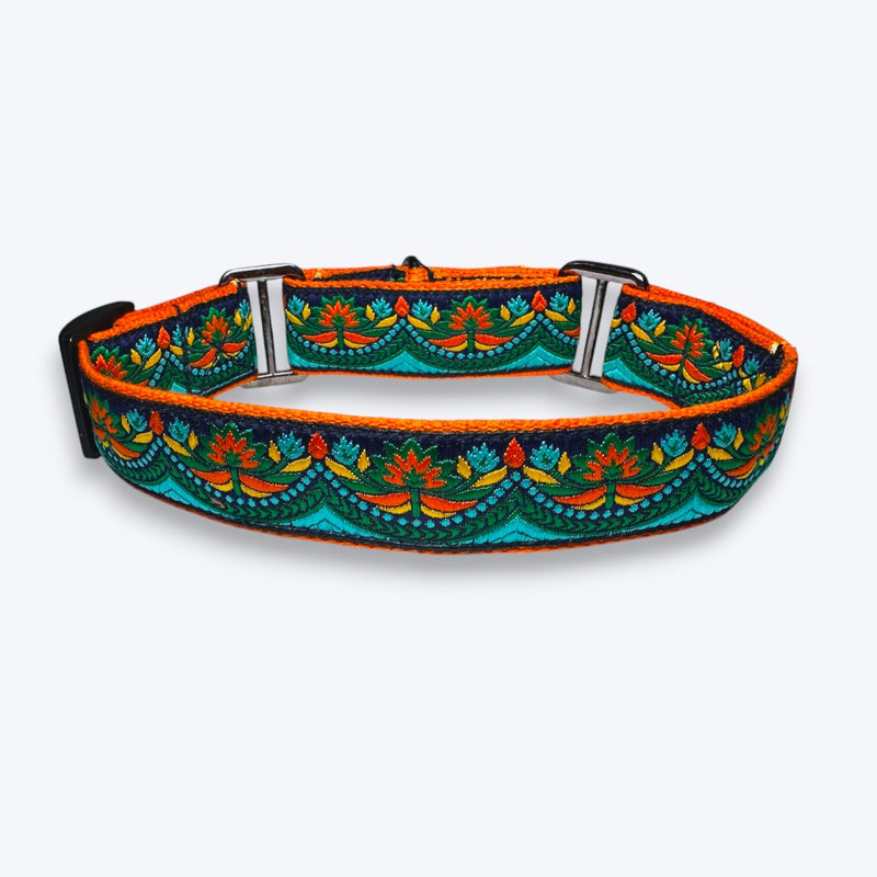 Martingale Dog Collar: Fire & Ice