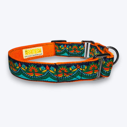 Martingale Dog Collar: Fire & Ice