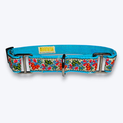 Martingale Dog Collar: Floral Skies