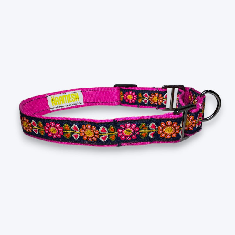 Martingale Dog Collar: Sunflower Mist