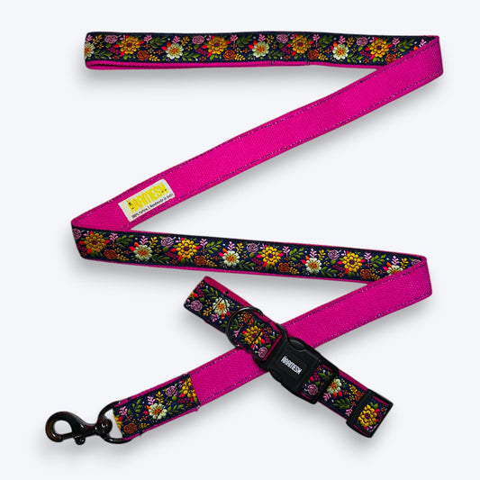Coastal Bloom Dog Collar & Leash