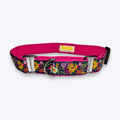 Martingale Dog Collar: Coastal Bloom