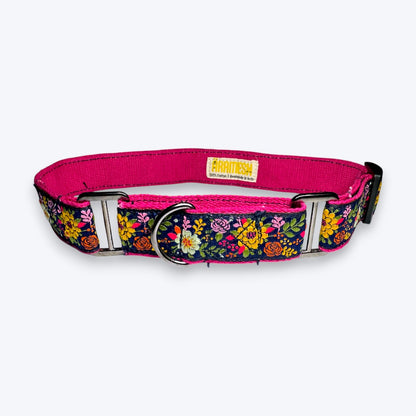 Martingale Dog Collar: Coastal Bloom
