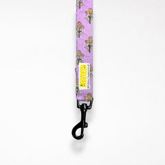 Sweet Pea Cotton Dog Collar & Leash