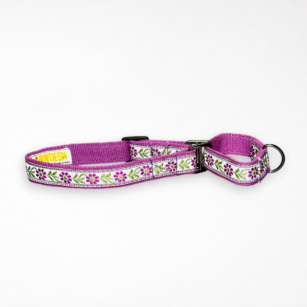 Martingale Dog Collar: Lavendar Sunshine