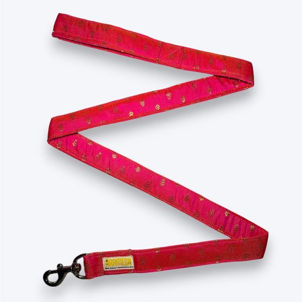 Lush Pink Festive Dog Leash