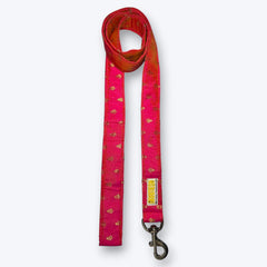 Lush Pink Festive Dog Leash