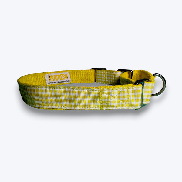 Martingale Dog Collar: Lemonade
