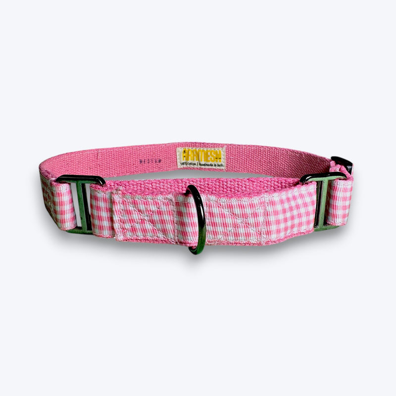 Martingale Dog Collar: Cotton Candy