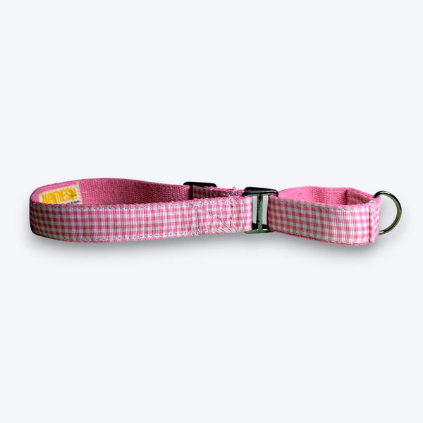 Martingale Dog Collar: Cotton Candy