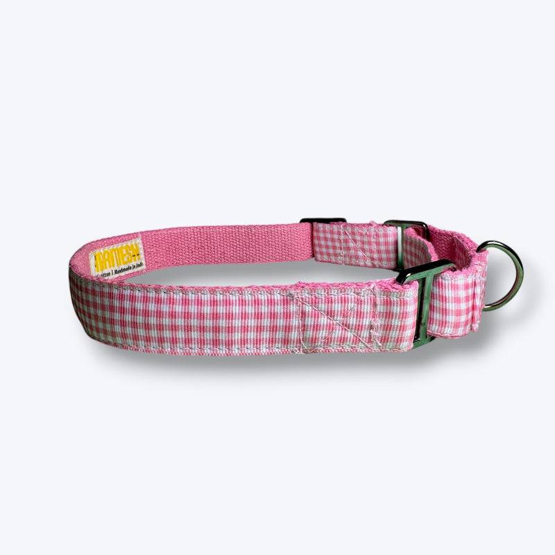 Martingale Dog Collar: Cotton Candy