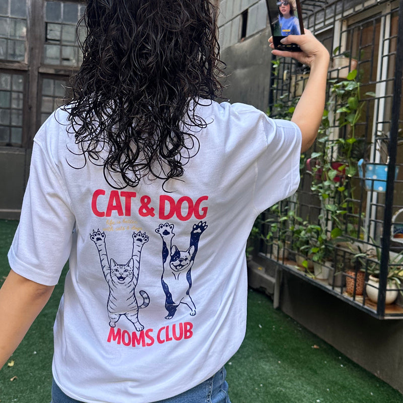 Cat & Dog Mom Club T-shirt