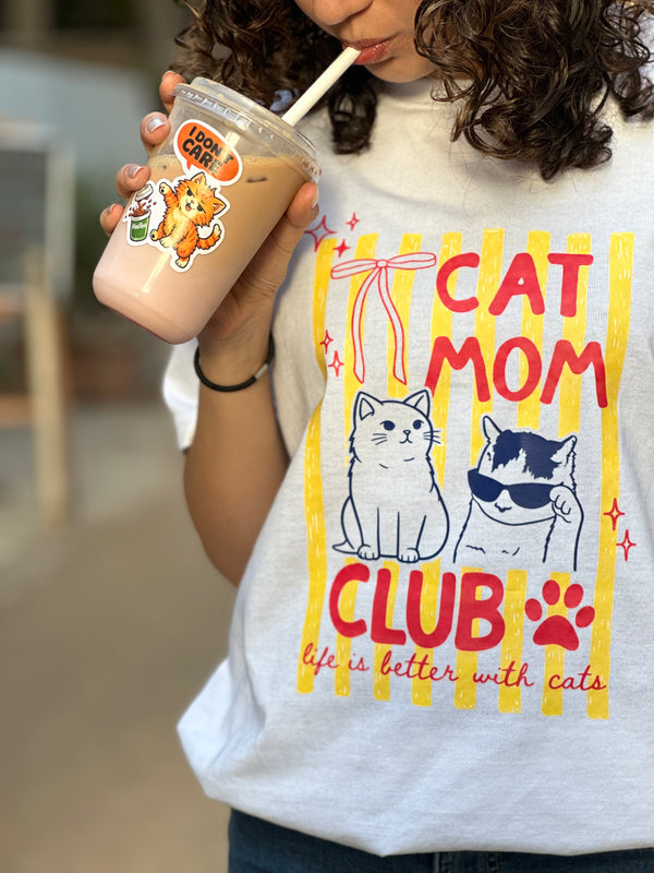 Cat Mom Club T-shirt