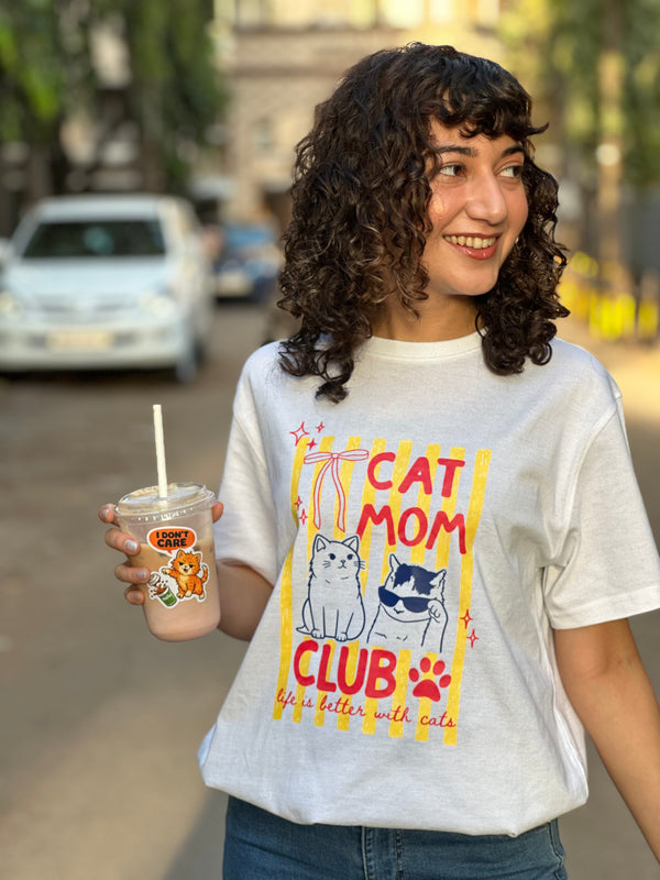 Cat Mom Club T-shirt