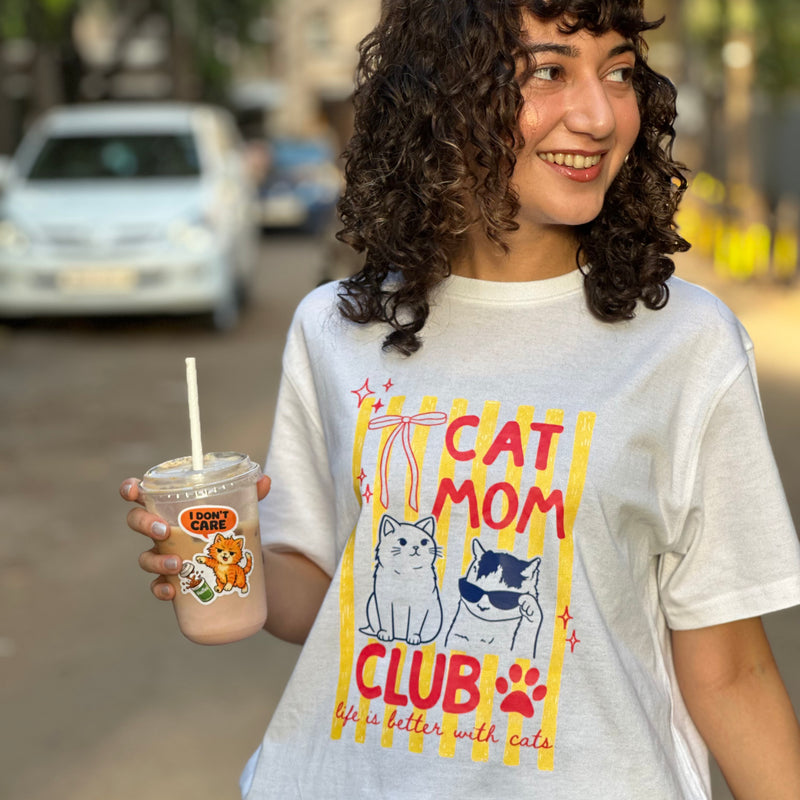 Cat Mom Club T-shirt