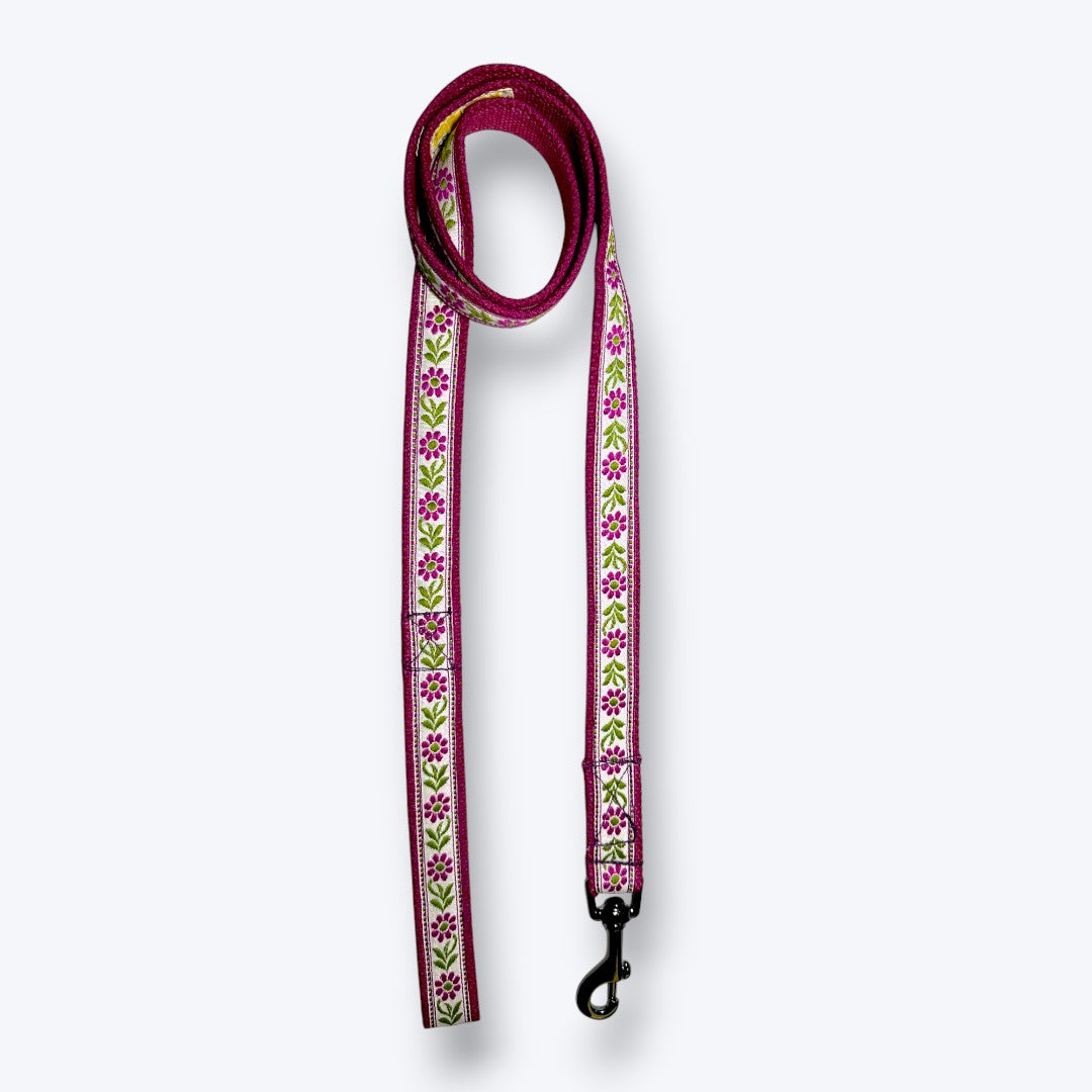 Lavender Sunshine Dog Collar & Leash