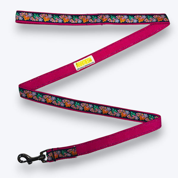 Electric Bloom Dog Leash