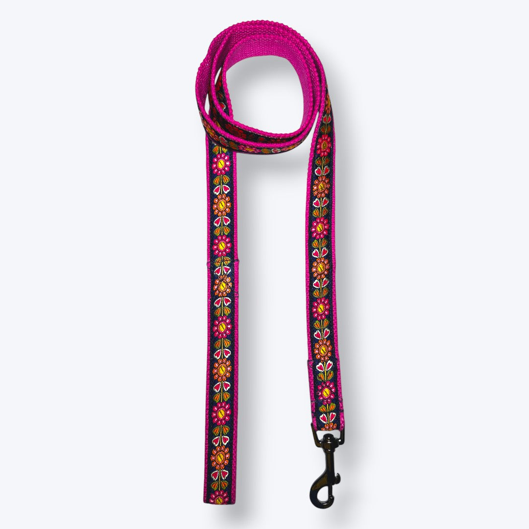 Sunflower Mist Dog Collar & Leash