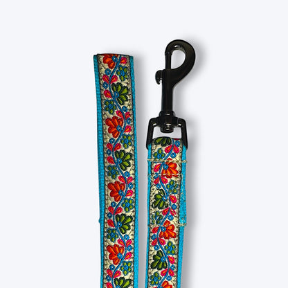 Floral Skies Dog Collar & Leash