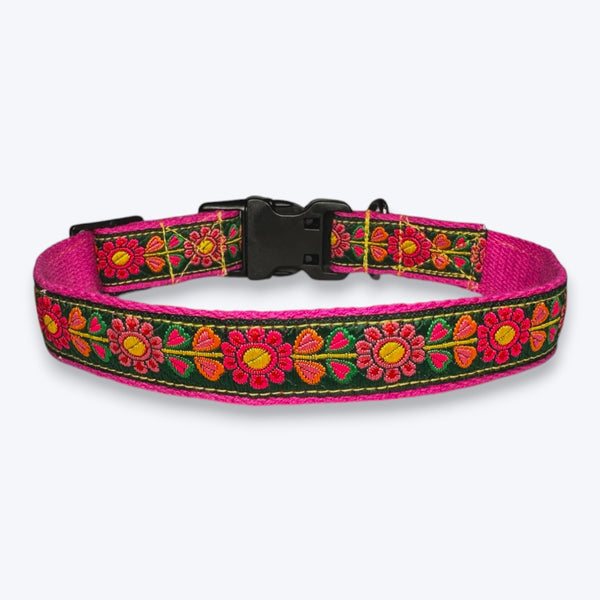Emerald Glow Dog Collar