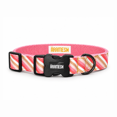 Blush Cotton Dog Collar