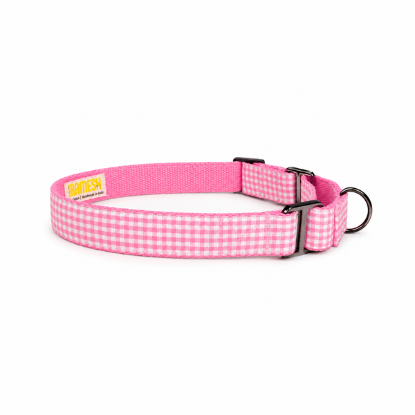 Martingale Dog Collar: Cotton Candy